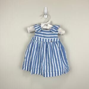 Mayoral Striped Dress Denim Blue and White 70 cm 4-6 Months